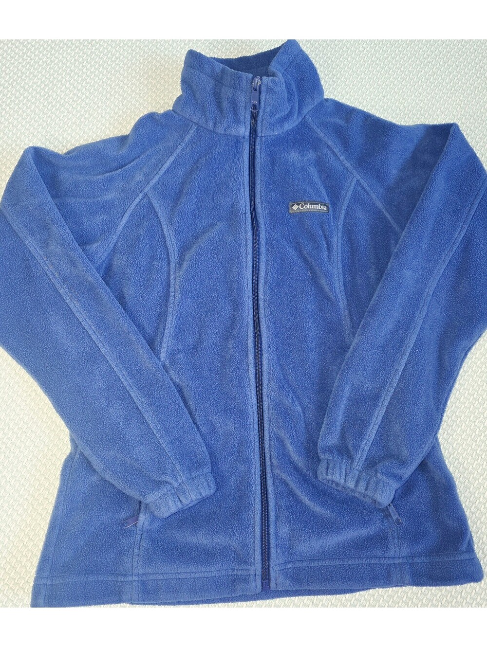 Columbia Blue fleece jacket women's size medium